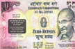 New weapon in the fight against corruption  ’Zero Rupee Notes’